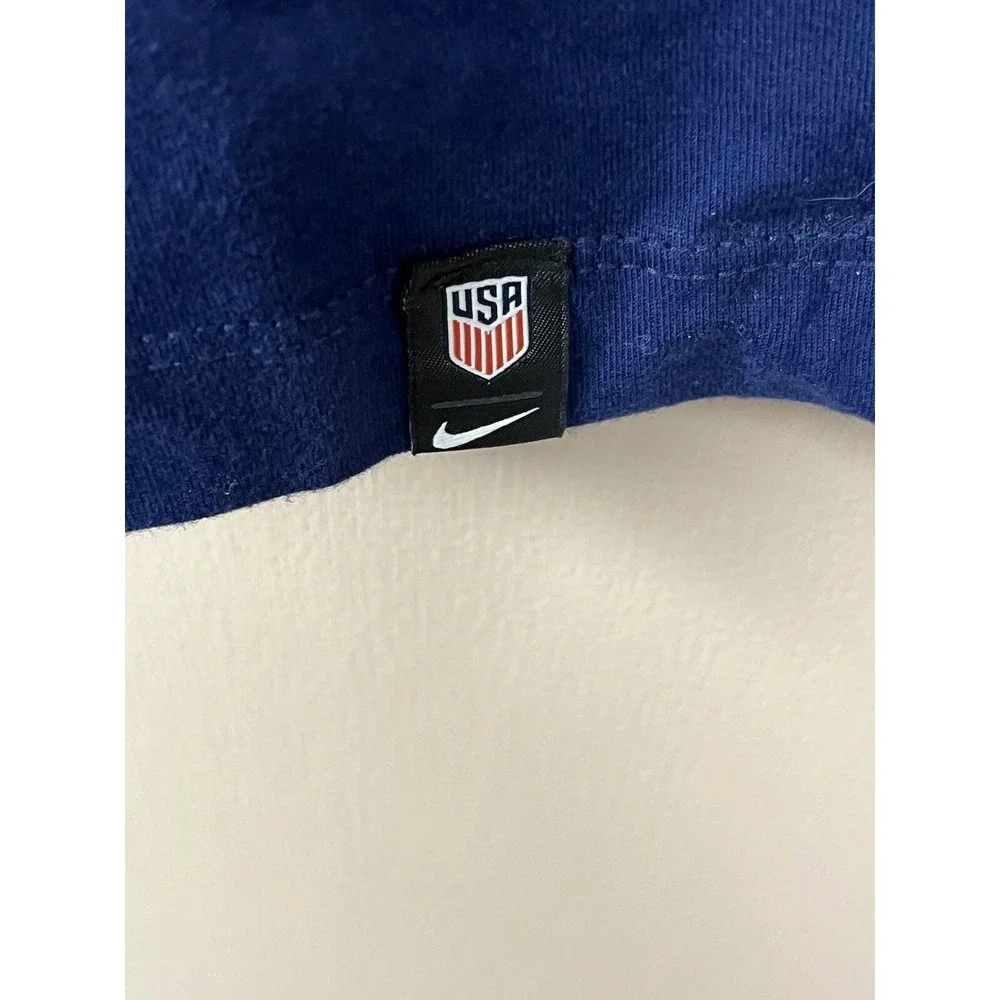NIKE USA NATIONAL SOCCER MENS LOGO T SHIRT XL NWT NAVY BELIEVE UNITED STATES NWT